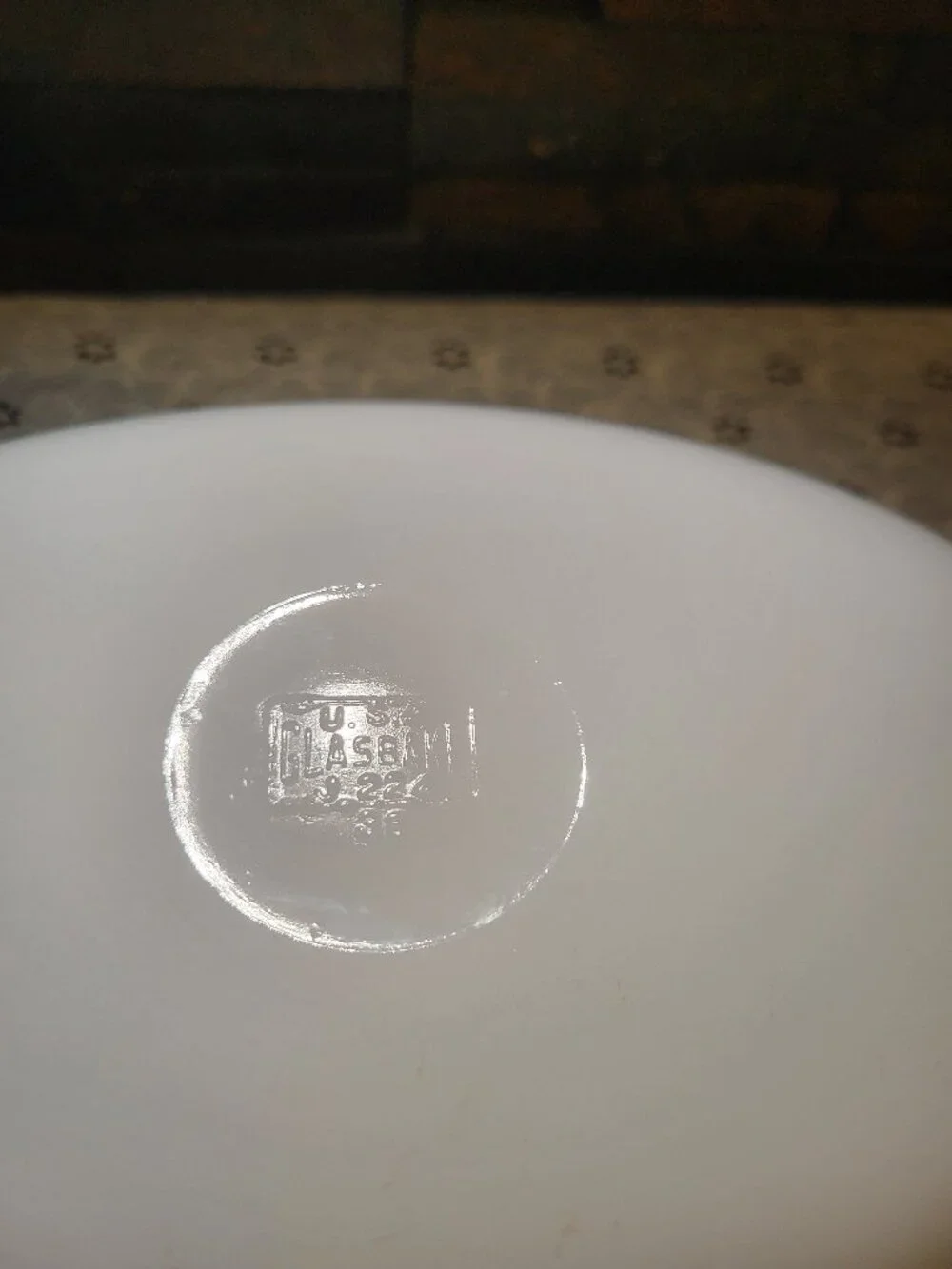 Vintage 1950s Glasbake Oval Casserole NOS with Original Sticker, Basket, Lid